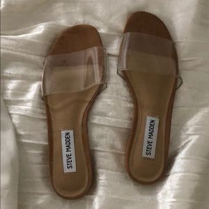 Nude/Clear Sandals